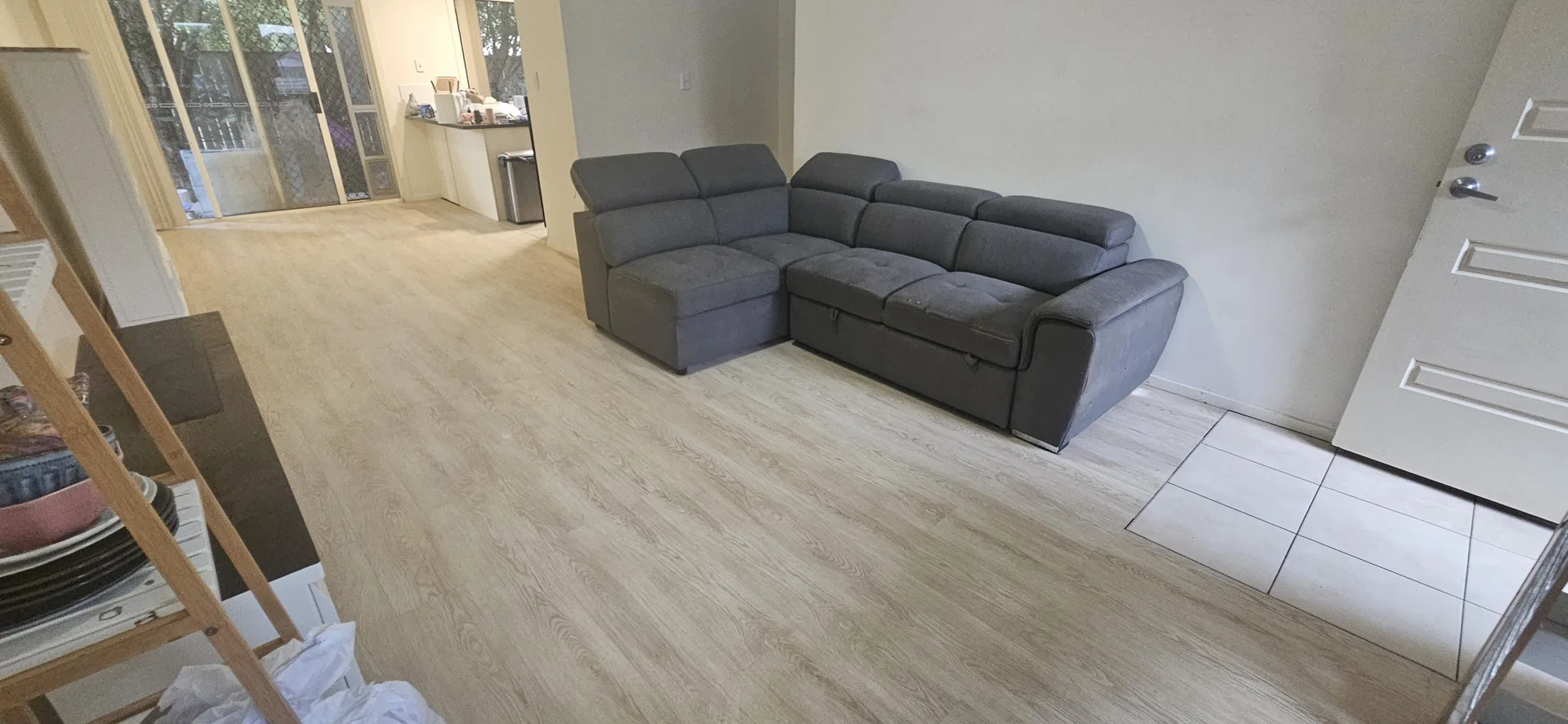 Vinyl Plank Floor Transformation: From Stained Concrete to Move-In Ready — Sollid Solutions Gold Coast
