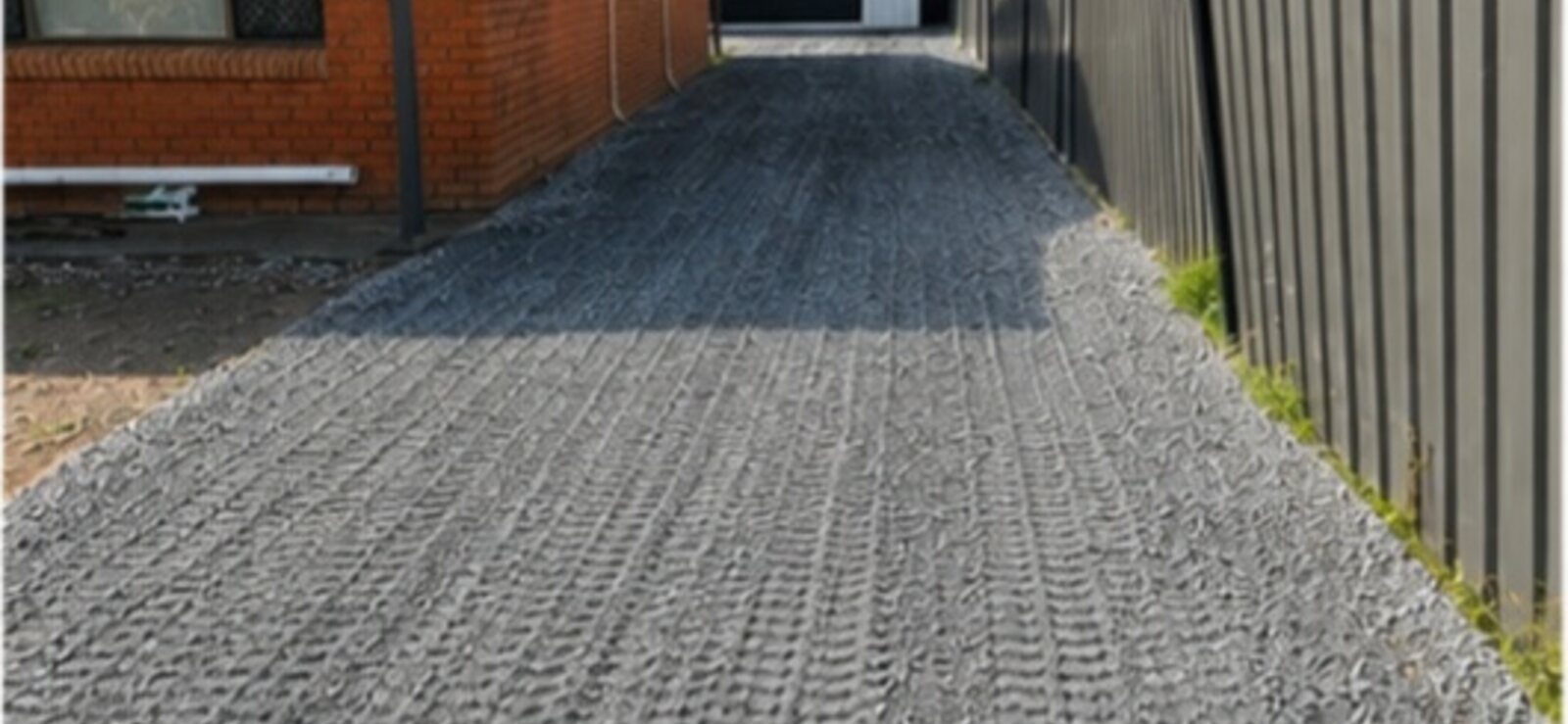 Bethania Gravel Driveway Transformation — on site 4