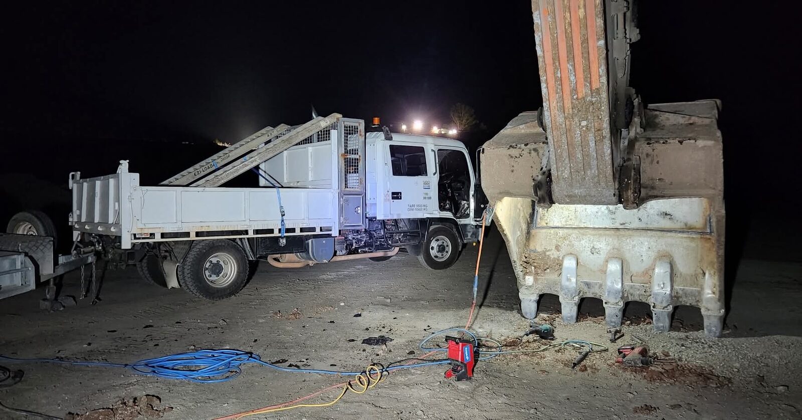 Bromelton 80-Tonne Bucket Repair — Sollid Solutions Gold Coast earthmoving project