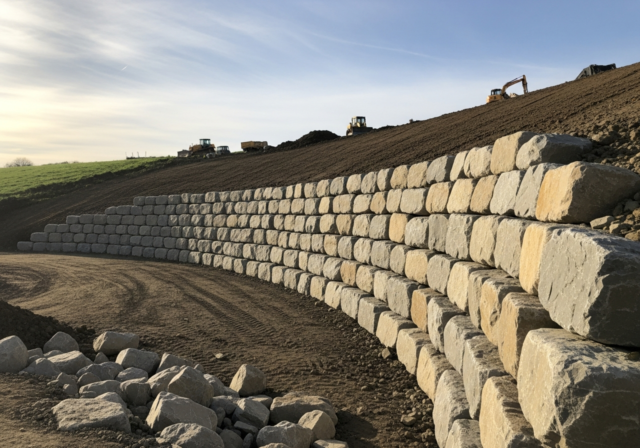Retaining Wall Excavation Gold Coast — Sollid Solutions
