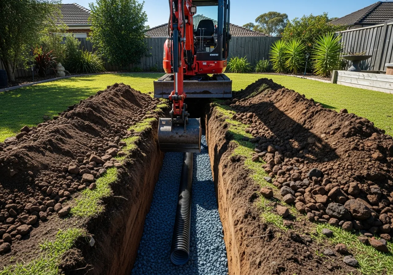 Drainage Excavation Gold Coast — Sollid Solutions